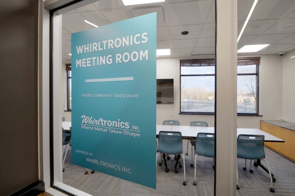 Introducing the Whirltronics Meeting Room at the New Buffalo Area Community Center!